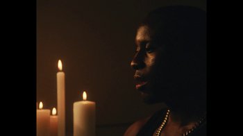 Movie still from “Downtown Kayoto - Came Thru” (2024), directed by Joe Howat – Close Up shot, Low angle