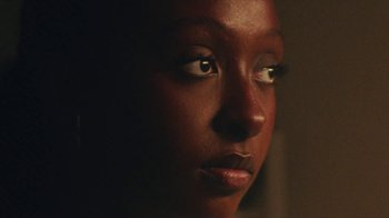 Movie still from “Downtown Kayoto - Came Thru” (2024), directed by Joe Howat – Close Up shot, Low angle