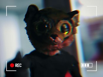 Movie still from “Danny Brown feat. Bruiser Wolf - Y.B.P.” (2024), directed by Edem Wornoo – Extreme Close Up shot, Over the shoulder angle