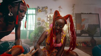 Movie still from “Aiza - Majimbo” (2023), directed by Will Niava – Medium shot, Low angle