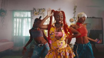 Movie still from “Aiza - Majimbo” (2023), directed by Will Niava – Medium shot, High angle