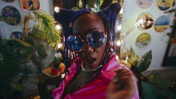 Movie still from “Aiza - Majimbo” (2023), directed by Will Niava – Close Up shot, Low angle