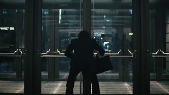 Movie still from “Lil Dicky - HAHAHA” (2024), directed by Phillip R Lopez – Wide shot, Low angle