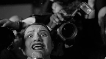 Movie still from “Lil Dicky - HAHAHA” (2024), directed by Phillip R Lopez – Extreme Close Up shot, Overhead angle