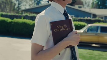 Movie still from “Sub Urban feat. BENEE - UH OH!” (2022), directed by Andrew Donoho – Medium shot, Over the shoulder angle