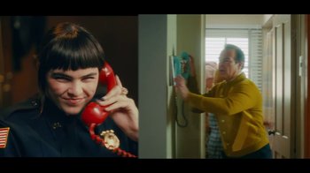 Movie still from “Sub Urban feat. BENEE - UH OH!” (2022), directed by Andrew Donoho – Medium shot, Low angle