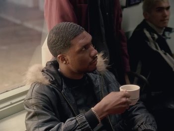 Movie still from “Dua Lipa - Training Season” (2024), directed by Vincent Haycock – Close Up shot, Over the shoulder angle