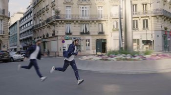 Movie still from “AJR - The DJ Is Crying For Help” (2022), directed by Austin Roa – Wide shot, Low angle