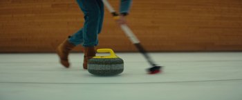 Movie still from “Bally - Curling” (2022), directed by Marie Schüller – Extreme Close Up shot, Low angle