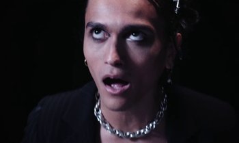 Movie still from “João Borsch - Apaz” (2023), directed by Inês Aires – Close Up shot, Low angle