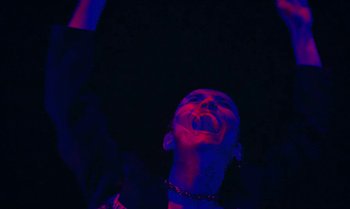 Movie still from “João Borsch - Apaz” (2023), directed by Inês Aires – Medium shot, Low angle