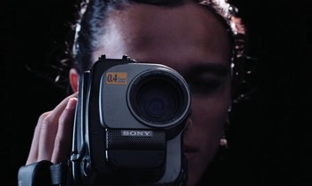 Movie still from “João Borsch - Apaz” (2023), directed by Inês Aires – Extreme Close Up shot, Low angle