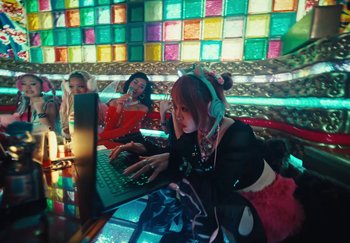 Movie still from “AJ Tracey - Wifey Riddim 4” (2024), directed by Late Milk – Medium shot, Low angle