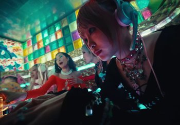 Movie still from “AJ Tracey - Wifey Riddim 4” (2024), directed by Late Milk – Close Up shot, Low angle