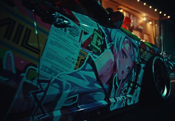 Movie still from “AJ Tracey - Wifey Riddim 4” (2024), directed by Late Milk – Extreme Close Up shot, Low angle