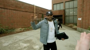 Movie still from “Joyner Lucas - Ross Capicchioni” (2015), directed by Motion Family – Medium shot, Over the shoulder angle