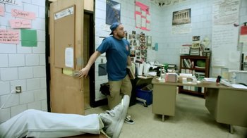 Movie still from “Joyner Lucas - Ross Capicchioni” (2015), directed by Motion Family – Wide shot, High angle