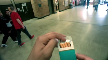 Movie still from “Joyner Lucas - Ross Capicchioni” (2015), directed by Motion Family – Extreme Close Up shot, High angle