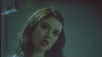 Movie still from “Lolo Zouaï - Moi + Look at Us” (2020), directed by Piotr Lebryk – Close Up shot, Low angle