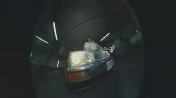 Movie still from “Lolo Zouaï - Moi + Look at Us” (2020), directed by Piotr Lebryk – Wide shot, Low angle