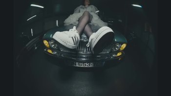 Movie still from “Lolo Zouaï - Moi + Look at Us” (2020), directed by Piotr Lebryk – Wide shot, Low angle