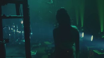 Movie still from “Lolo Zouaï - Moi + Look at Us” (2020), directed by Piotr Lebryk – Medium shot, Low angle