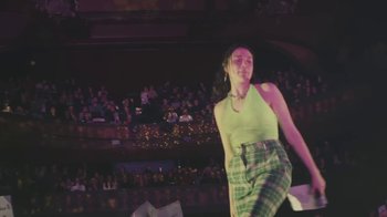 Movie still from “Lolo Zouaï - Moi + Look at Us” (2020), directed by Piotr Lebryk – Medium shot, Low angle