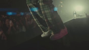 Movie still from “Lolo Zouaï - Moi + Look at Us” (2020), directed by Piotr Lebryk – Medium shot, Low angle