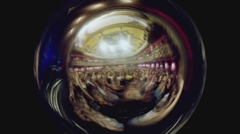 Movie still from “Lolo Zouaï - Moi + Look at Us” (2020), directed by Piotr Lebryk – Extreme Wide shot, High angle
