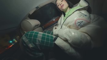 Movie still from “Lolo Zouaï - Moi + Look at Us” (2020), directed by Piotr Lebryk – Medium shot, Overhead angle