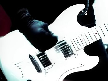 Movie still from “Foo Fighters - Monkey Wrench” (2009), directed by Dave Grohl – Extreme Close Up shot, Overhead angle
