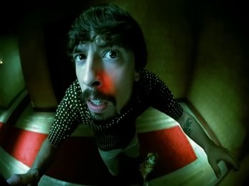Movie still from “Foo Fighters - Monkey Wrench” (2009), directed by Dave Grohl – Close Up shot, Overhead angle