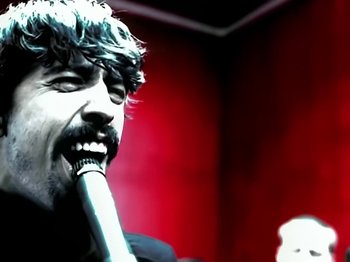 Movie still from “Foo Fighters - Monkey Wrench” (2009), directed by Dave Grohl – Close Up shot, Low angle