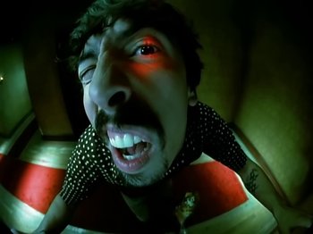 Movie still from “Foo Fighters - Monkey Wrench” (2009), directed by Dave Grohl – Extreme Close Up shot, Overhead angle
