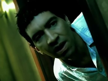 Movie still from “Foo Fighters - Monkey Wrench” (2009), directed by Dave Grohl – Close Up shot, High angle