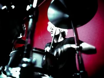 Movie still from “Foo Fighters - Monkey Wrench” (2009), directed by Dave Grohl – Extreme Close Up shot, Low angle