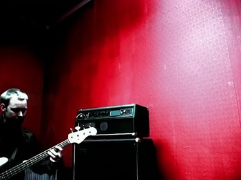 Movie still from “Foo Fighters - Monkey Wrench” (2009), directed by Dave Grohl – Medium shot, Low angle