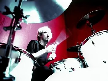 Movie still from “Foo Fighters - Monkey Wrench” (2009), directed by Dave Grohl – Extreme Close Up shot, Low angle