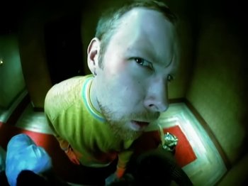 Movie still from “Foo Fighters - Monkey Wrench” (2009), directed by Dave Grohl – Extreme Close Up shot, Low angle