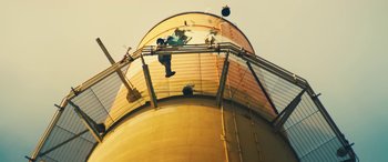 Movie still from “Tyler, The Creator - DOGTOOTH” (2023), directed by Tyler Okonma – Extreme Wide shot, Low angle