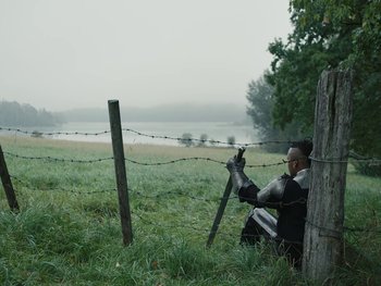 Movie still from “Killdummies - Keine War Großartig//Fukk U” (2023), directed by Tom Klimek – Wide shot, Low angle
