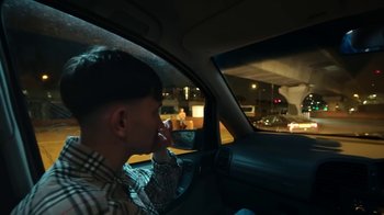 Movie still from “Everyone You Know - The Drive” (2019), directed by Silent Tapes – Medium shot, Over the shoulder angle