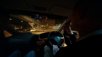 Movie still from “Everyone You Know - The Drive” (2019), directed by Silent Tapes – Medium shot, Over the shoulder angle