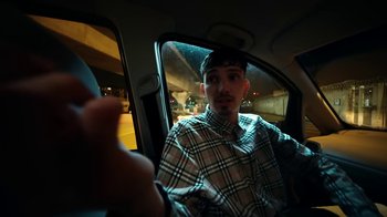 Movie still from “Everyone You Know - The Drive” (2019), directed by Silent Tapes – Close Up shot, Over the shoulder angle