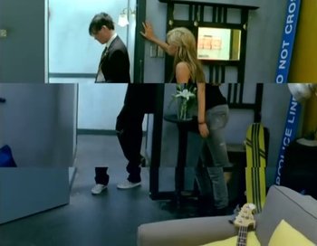 Movie still from “blink-182 - Always” (2009), directed by Joseph Kahn – Wide shot, High angle