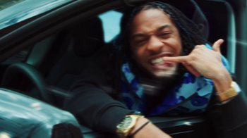 Movie still from “Armani White - BILLIE EILISH.” (2022), directed by Davey Robinson – Extreme Close Up shot, Low angle