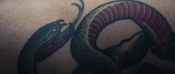 Movie still from “Ant Antic - Whoop!” (2019), directed by Jetski – Extreme Close Up shot, Overhead angle