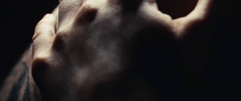 Movie still from “Ant Antic - Whoop!” (2019), directed by Jetski – Extreme Close Up shot, Low angle