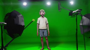 Movie still from “AJR - Maybe Man” (2024), directed by Edoardo Ranaboldo – Wide shot, Low angle