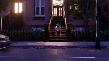 Movie still from “AJR - Maybe Man” (2024), directed by Edoardo Ranaboldo – Extreme Wide shot, Low angle